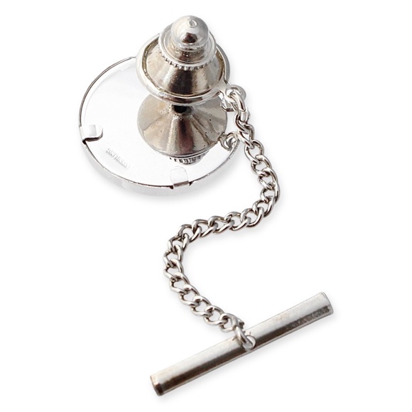 Vintage 1942 Mercury Dime Sterling Silver Tie Tack 1940s World War II Era Coin - Picture 4 of 5